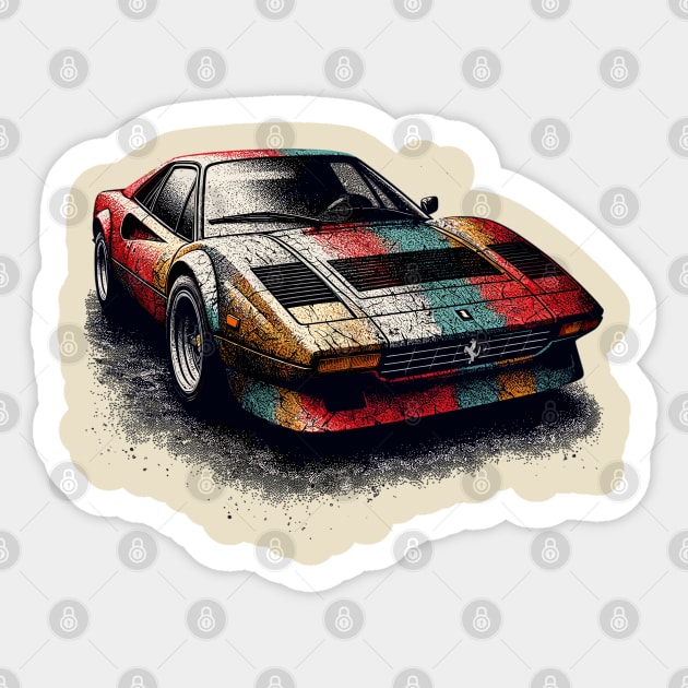 Ferrari 308 Sticker by Vehicles-Art